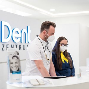 Empfang Zahnarzt AllDent