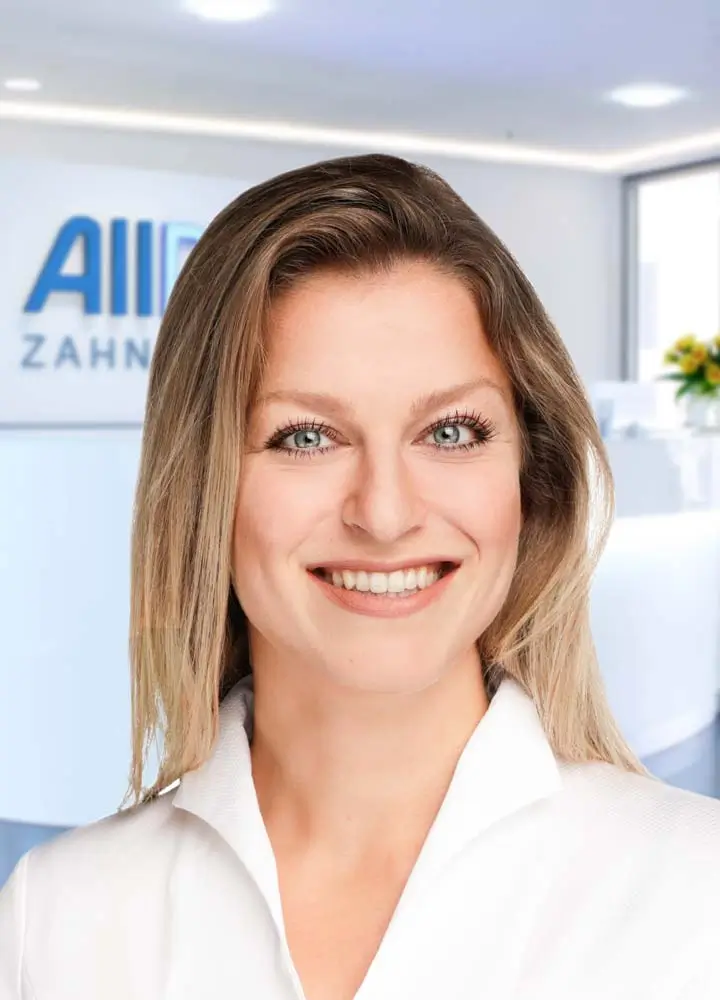 Portrait Zahn&auml;rztin Marita Lojewski (AllDent Hamburg Hauptbahnhof)