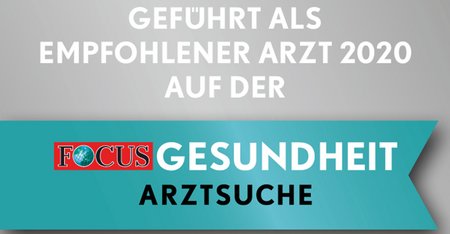 Auszeichnung FOCUS-Gesundheit